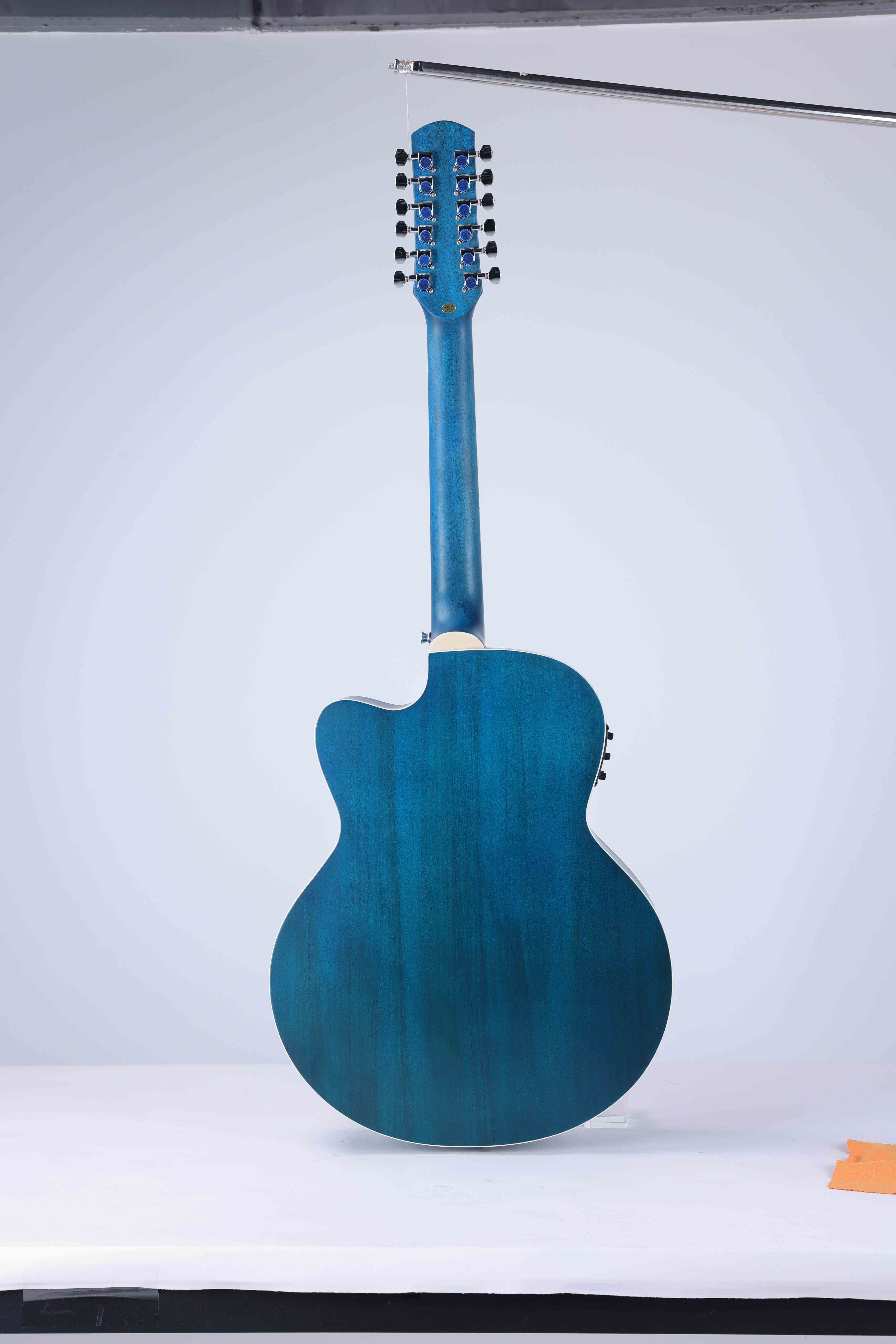 AF-H01CE-12 Guitarra acústica de 12 cuerdas con acabado frotado a mano