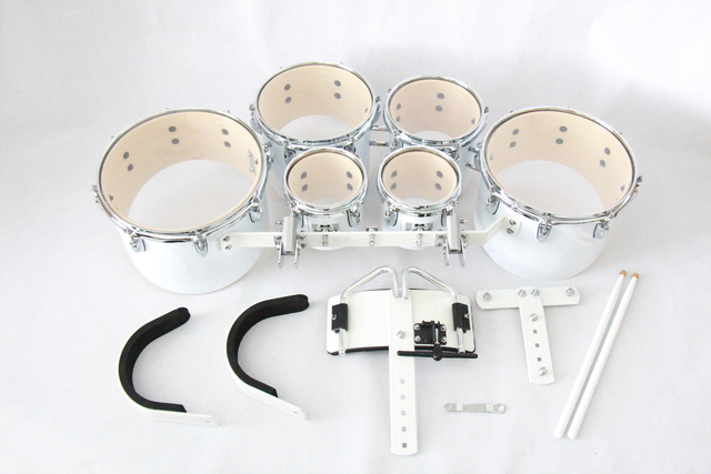 MTSDZ Instrumentos de percusión profesional Marchando Tom set