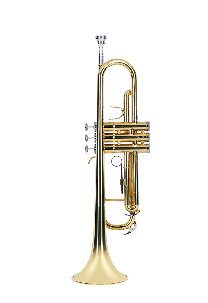 Tp-g300g instrumentos de viento de buen grado general de latón amarillo material trompeta
