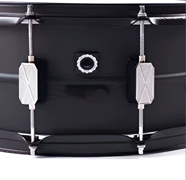 SN-LBB1 Caja de tambor de aluminio de 14''x5,5'', tambor negro circular, caja profesional