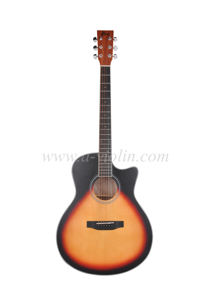 [Aileen] Guitarra acústica para estudiantes de alta calidad (AF17C-GA)