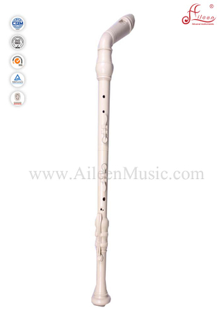 Flauta flauta grabadora de bajo marfil plástico (RE2658B)