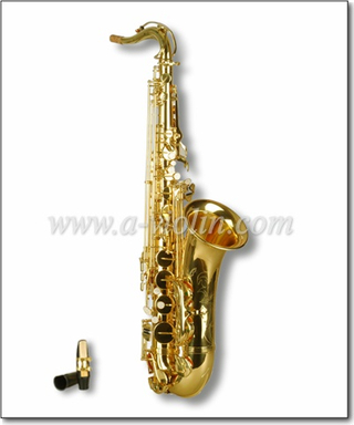 Venta caliente saxofón tenor Bb con estuche exquisito (SP0011G)