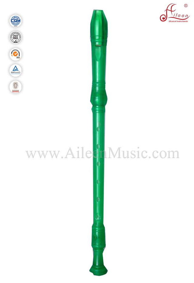 Flautas del grabador de soprano barroco de color transparente (RE2526B)