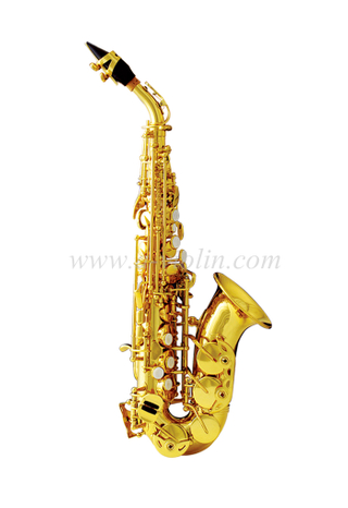 Grado de entrada de saxofón soprano de latón superior (SSP-GU310G)
