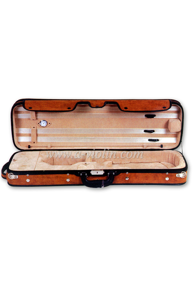 Estuche rígido para violín de madera rectangular Oxford 4/4 (CSV1602)
