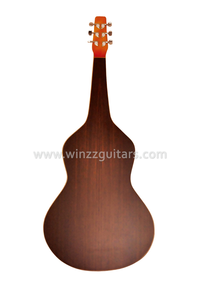 All Maple Plywood Acoustic Lap Steel Weissenborn Guitarra (AW400)