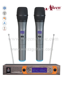 Micrófono inalámbrico UHF MIC de doble receptor de música (AL-925UML)
