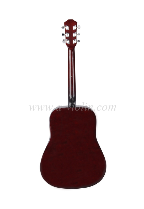 41 "Dreadnought de instrumentos musicales Linden Plywood arce guitarra acústica (AF229H)