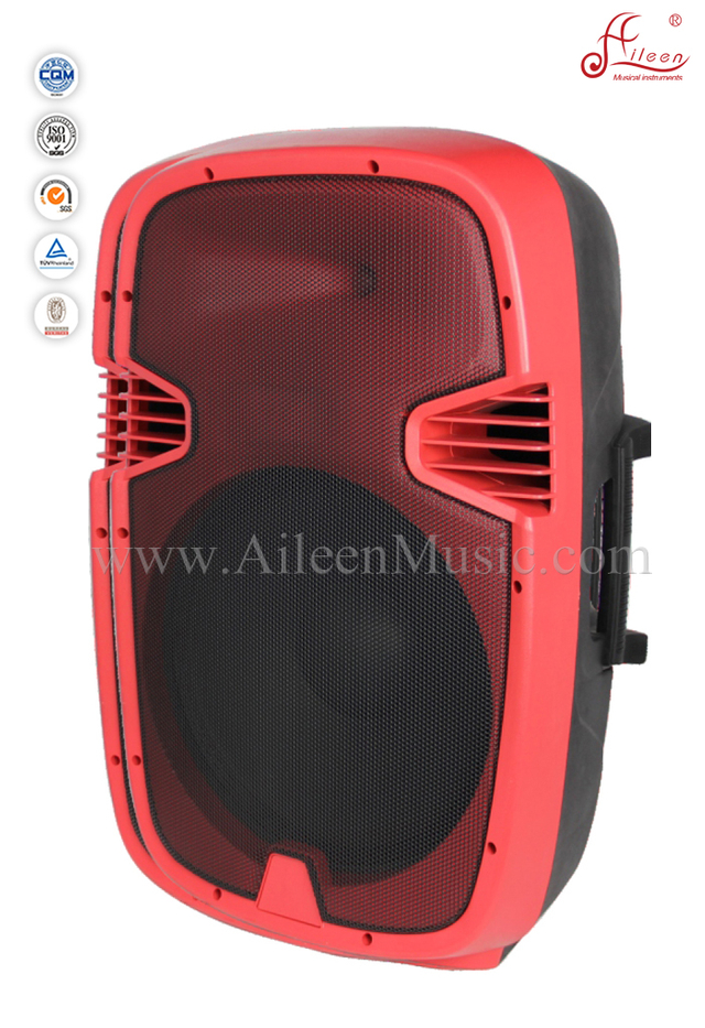 Altavoz de gabinete de plástico con woofer agudo de 15 pulgadas (PS-1515AT)