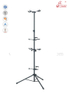 Soporte de guitarra múltiple plegable para seis guitarras (STG106-2)