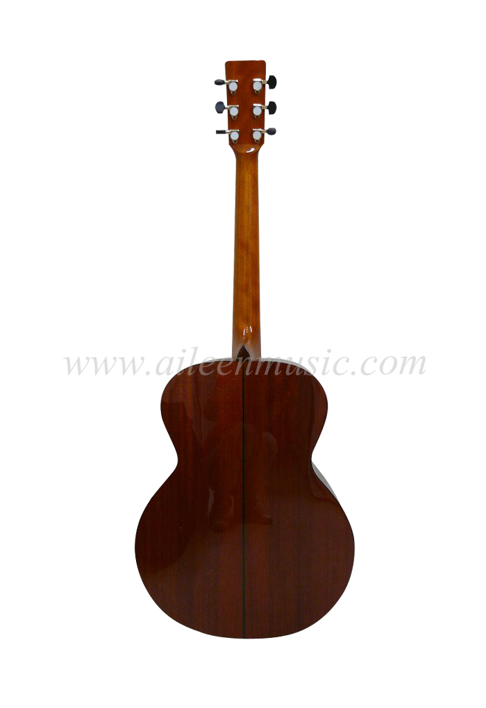 40 "Guitarra acústica de diapasón de ébano de madera sólida (AFH110)