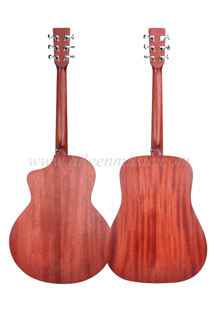 Guitarra acústica de alta calidad con tapa de pícea de Sitka sólida AAA de 40''/41'' (AFH17SC)