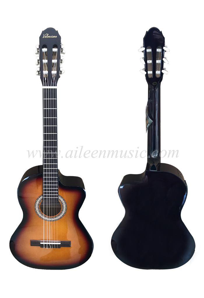 Guitarra pequeña española cortada de 36 pulgadas (ACG101CE)