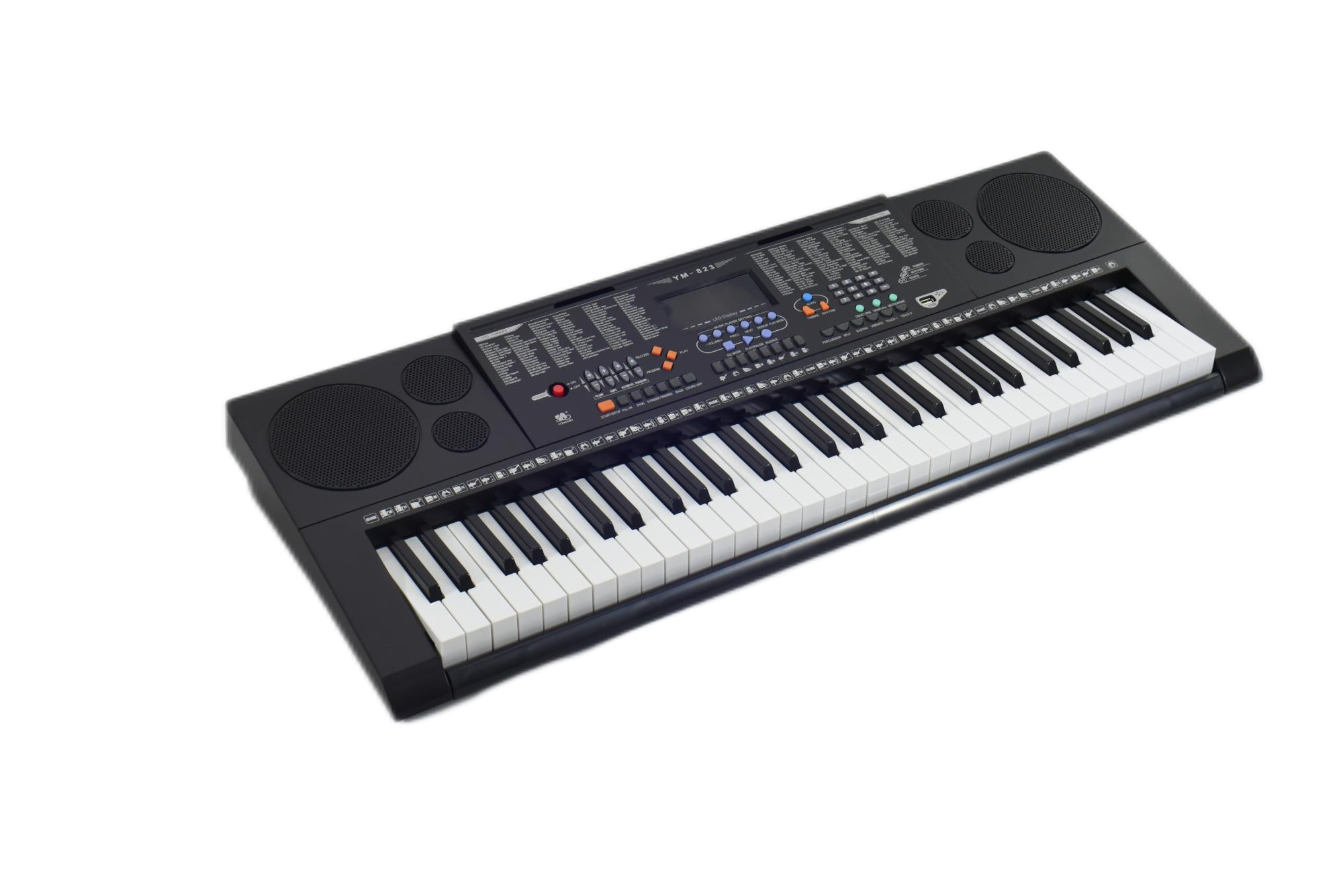 61 teclas estilo piano/teclado eléctrico con pantalla LED (MK61823)