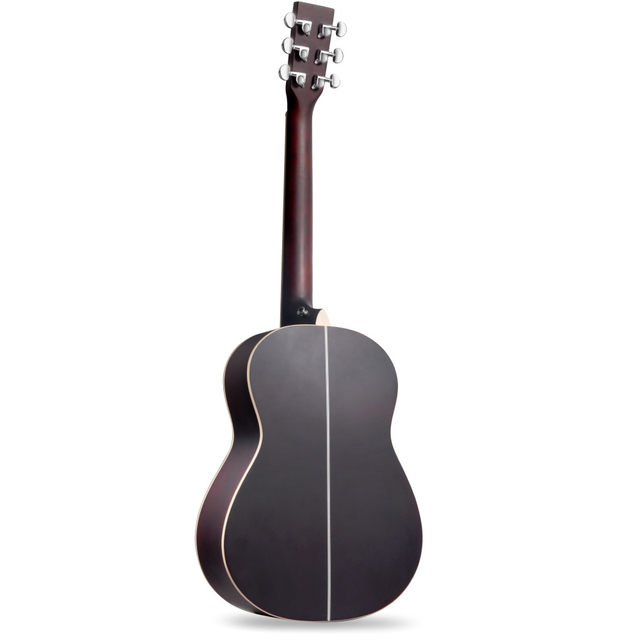 Guitarra acústica de barril positivo mate natural de 36 pulgadas con inserto de celuloide (AF168-36)