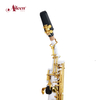 Saxofón soprano OEM cuerpo blanco curvo saxofón soprano (SSP-GU2030WG)