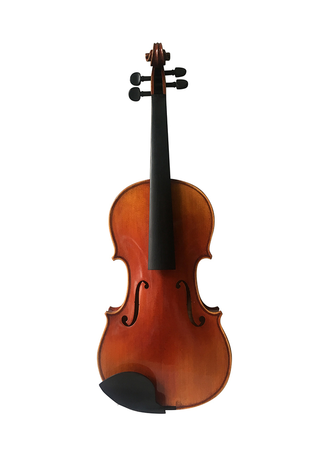 Violín de conservatorio hecho a mano, violín avanzado de arce flameado agradable (VH500Z)