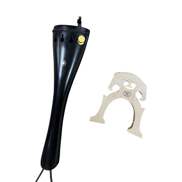 Parte trasera de arce flameado hecha a mano para violonchelo de tamaño 1/4 profesional (CH550Z)