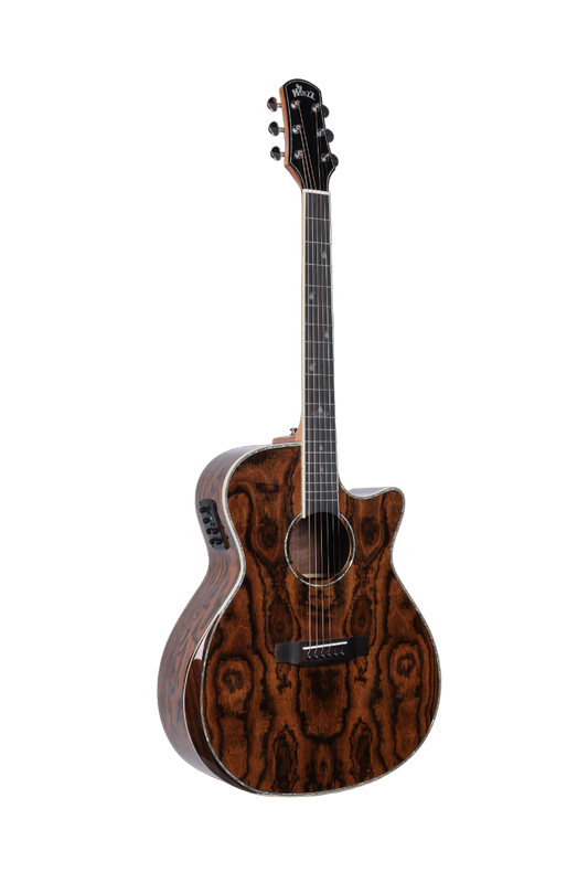 WAG903CE-GA Nueva guitarra acústica Winzz Exotic Material 41' con forma GA