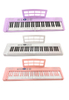 EK-F6102 Fashion Musical Instruments 61 teclas Teclado plegable