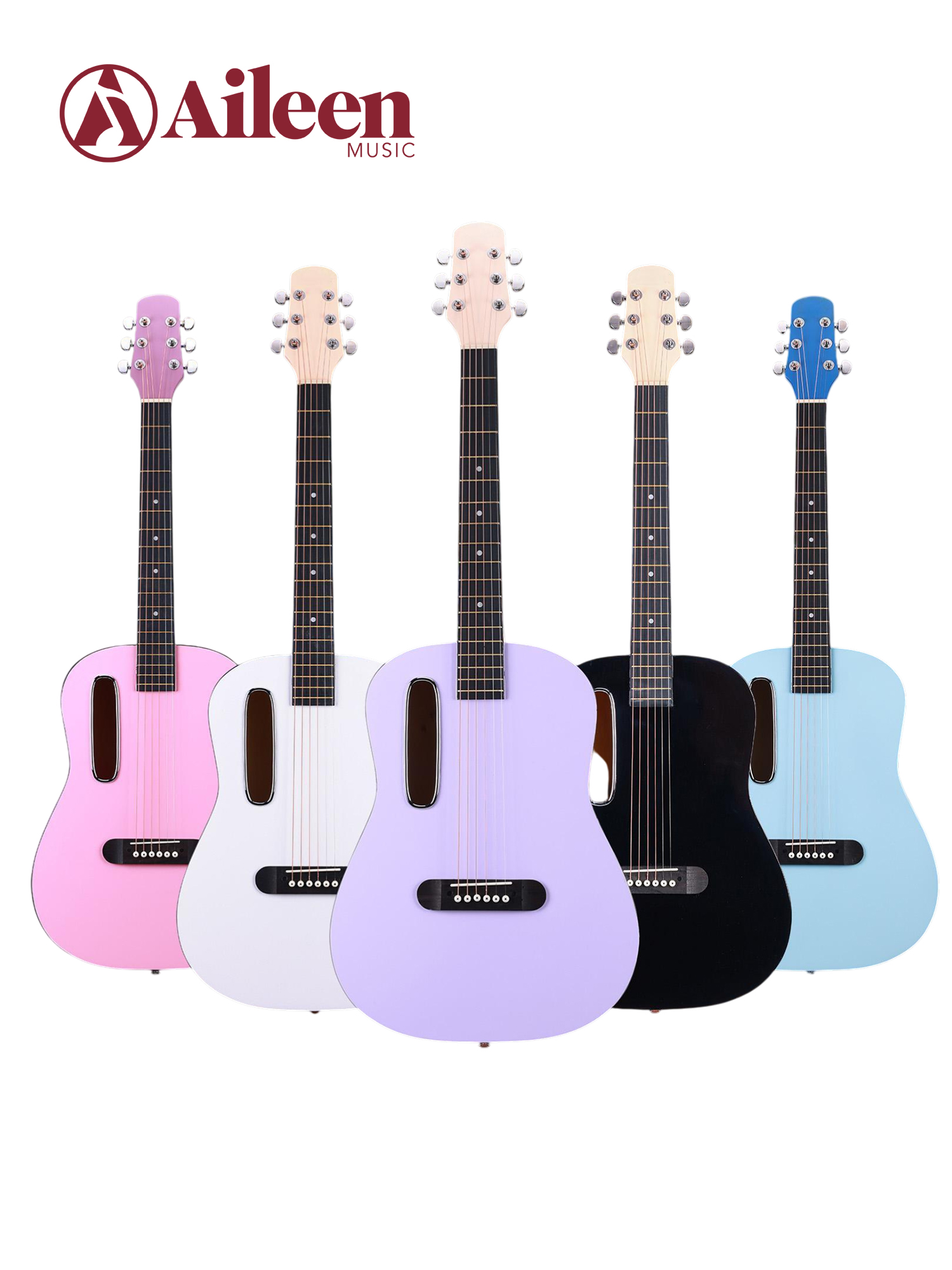 AF001L-H Venta directa de fábrica Acabado brillante Nivel de entrada Guitarra acústica de 38 '