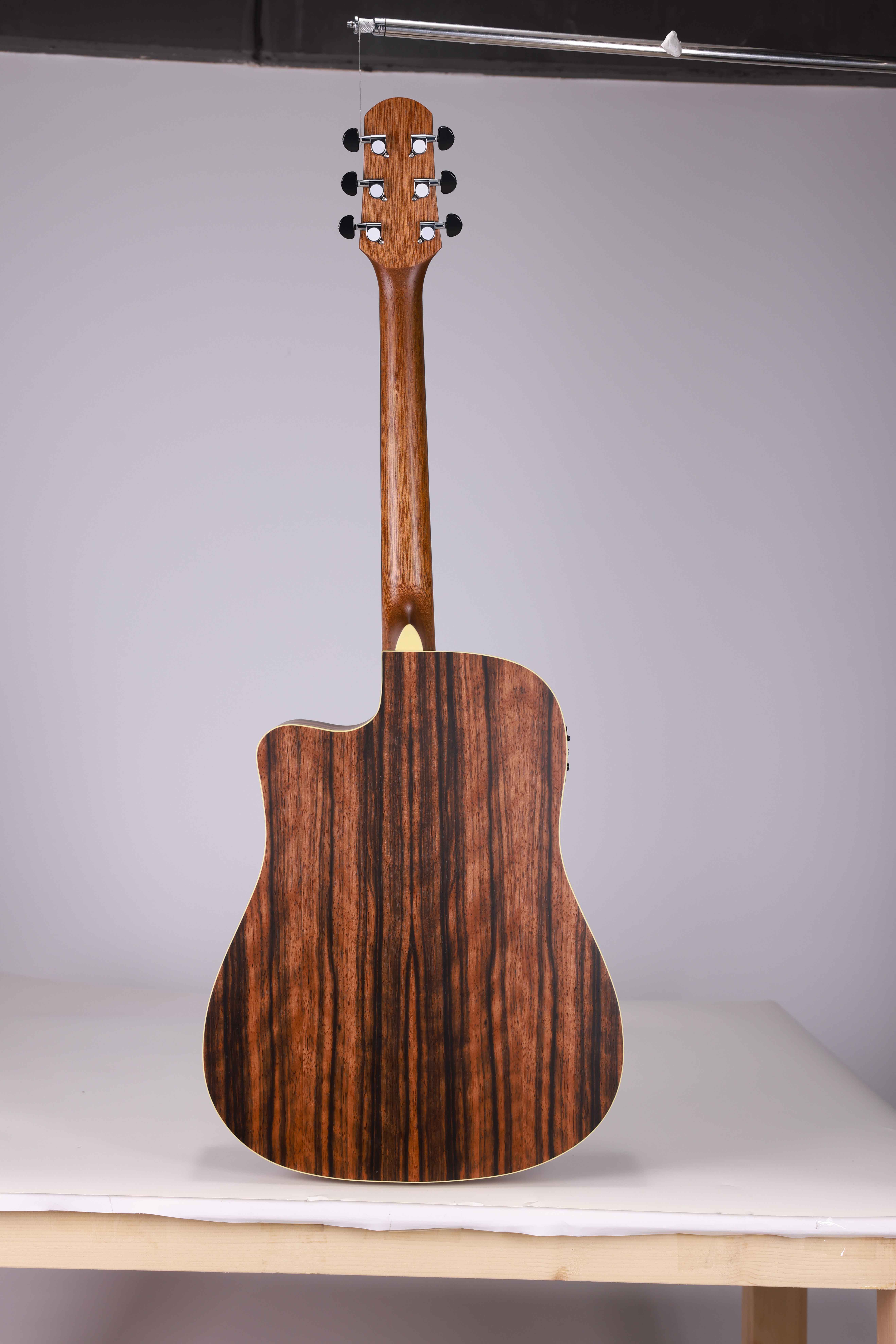 WAG602C Winzz Exotic Material Guitarra eléctrica acústica recortada de 41 ' Fabricada en Indonesia