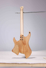 WLH EX80-ME Mindi Body Eboni (grosor: 6 mm) Guitarra eléctrica sin cabeza superior fabricada en Indonesia