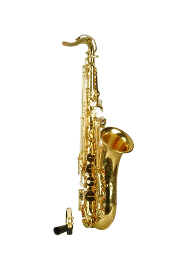 Sp0011g Instrumento de viento de madera al por mayor oro llave llave llave saxofón de tenor