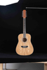AF55E-12 Guitarra acústica de 12 cuerdas con tapa de madera contrachapada de fresno acolchada de 44 pulgadas 