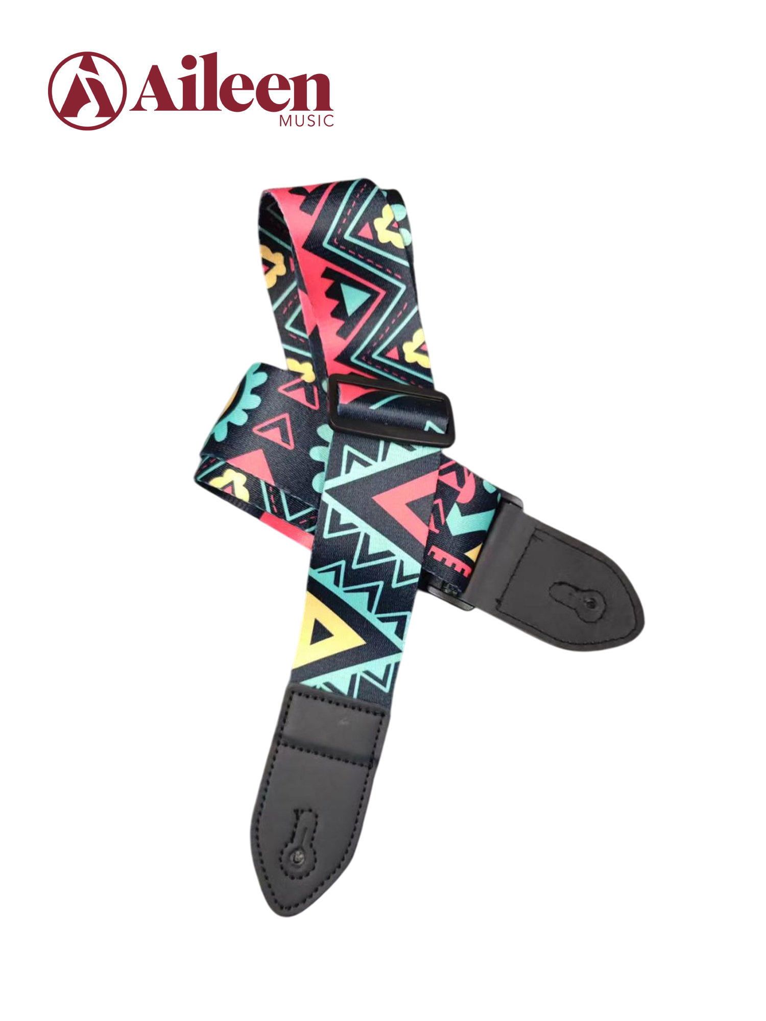 Accesorios de guitarra de venta de guitarra GS120 Estilo de impresión de transferencia de calor Correa de guitarra de nylon