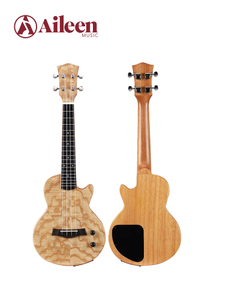 EUP74 Ukelele eléctrico de 26 'de alta calidad con cuerpo delgado de madera maciza estilo LP