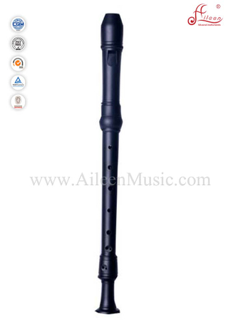 Flauta de grabador alto estilo barroco negro (RE2330B-2)