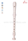 Flauta de grabadora de alto plástico de marfil barroco (RE2608B)