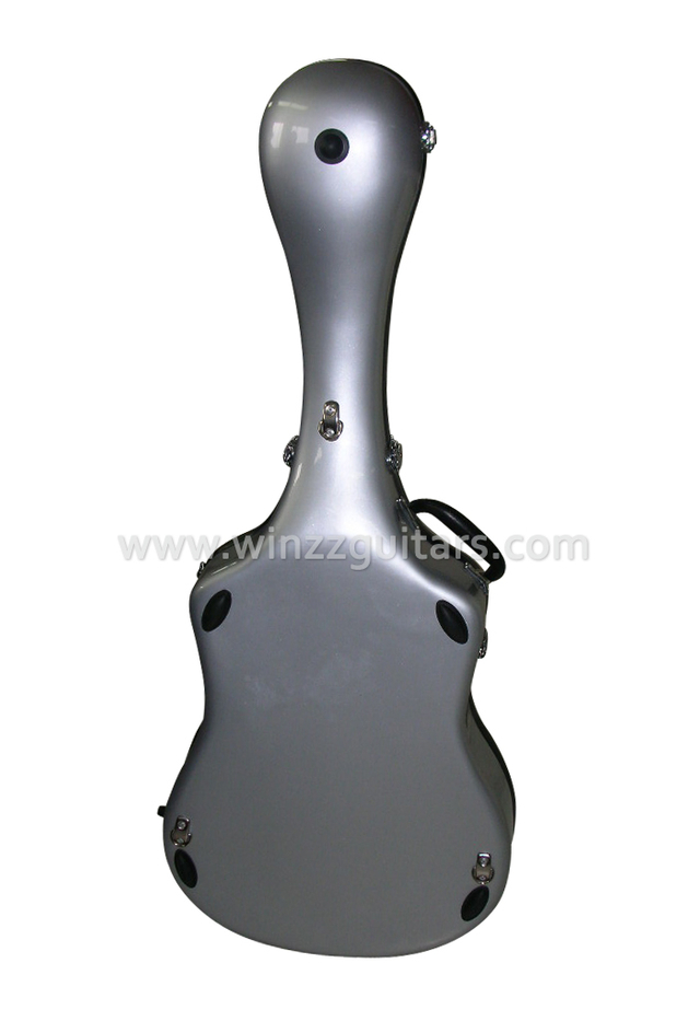 Estuche rígido para guitarra acústica de fibra de vidrio al por mayor (CWG-F08)