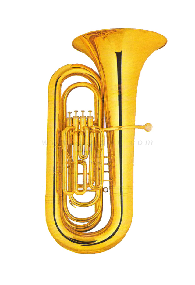  Tuba de 4 pistones mejorada para estudiantes adultos (TU-M4480G)