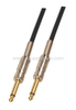 Cable de guitarra de instrumento espiral de PVC negro de 6 mm (AL-G007)