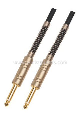 Accesorios para instrumentos musicales de PVC de 6 mm Cable de guitarra (AL-G005)