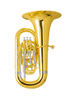 Tuba personalizada de 3+1 pistones con kit de limpieza(TU-M4300G-SYY)