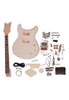 Kits de guitarra eléctrica de corte doble DIY con cuello de arce (EGR201A-W)