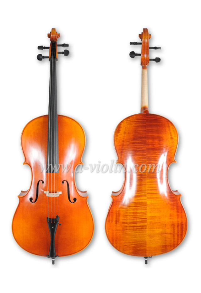 Violonchelo de abeto maestro flameado hecho a mano (CH150D)