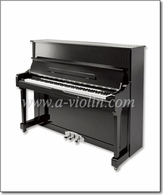 Piano vertical acústico pulido negro / 88 teclas de piano silencioso (AUP-121T)