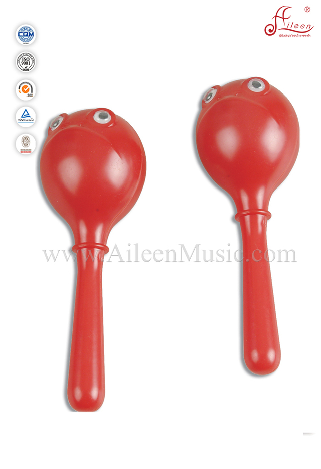 Maracas de plástico para niños / mini maracas a medida (M24)