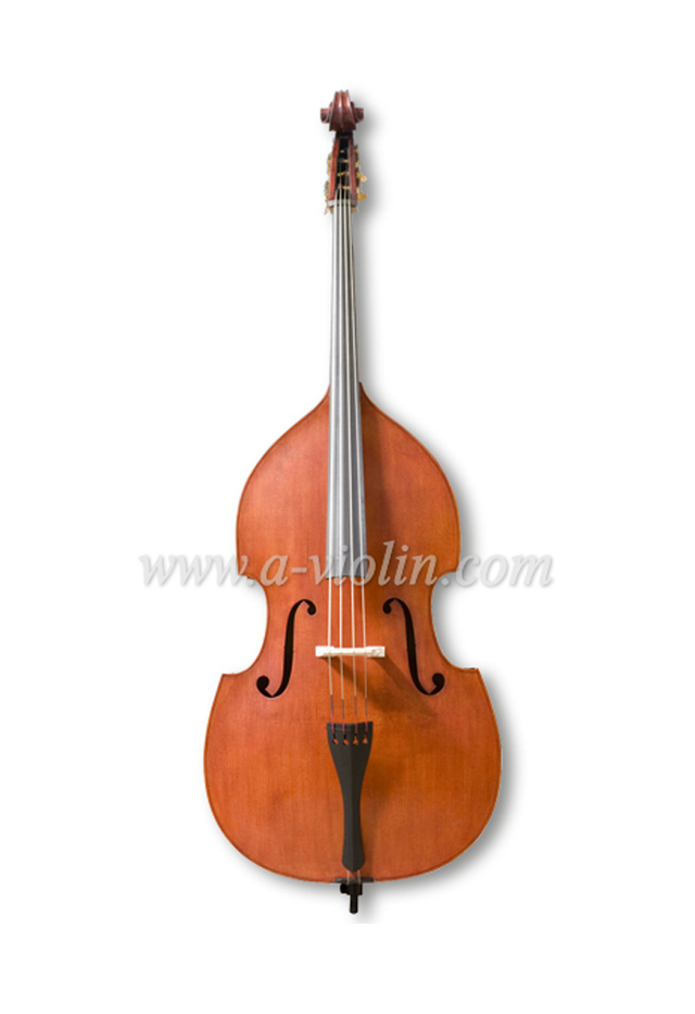 Gambe Shape Arched Back Flamed Hand Made Student Contrabajo (GDB102)