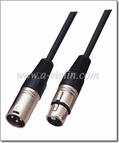 3 pin XLR niquelado