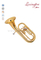 Laca de oro 4 válvulas Bb marchando Euphonium (EUM9533G)