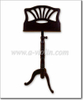Soporte de partituras de madera plegable negro popular (MS304)