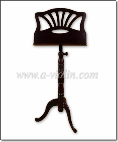 Soporte de partituras de madera plegable negro popular (MS304)