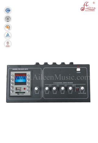 Consola de mezcla para DJ DC9V Power 8 MIC de instrumento musical 20dB Gain (ADM-120AMP)