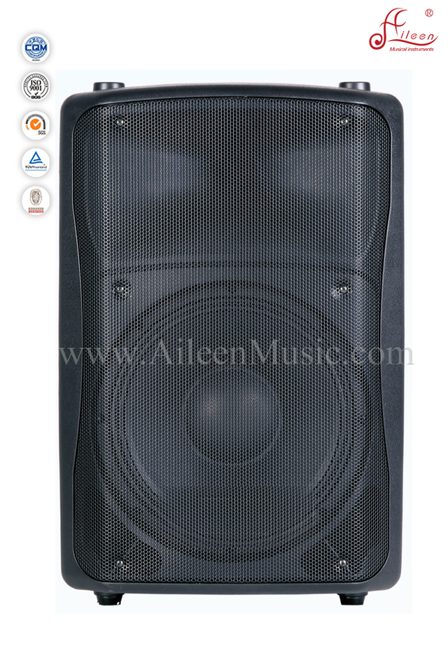 Woofer activo XLR RCA Gabinete de plástico Altavoz (PS-1225APB)